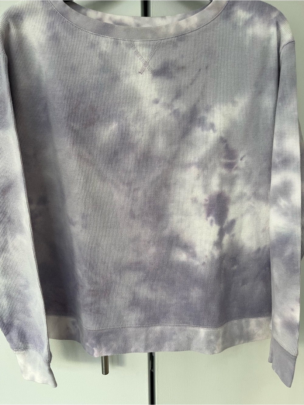 Splendid Lavender Tie-Dye Crewneck Sweater-Size S